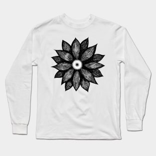 Hand drawn Sunflower Long Sleeve T-Shirt